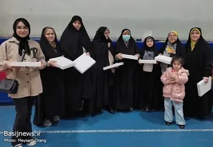 برگزاری مسابقات ورزشی ویژه بانوان بسیجی در ناحیه قدس