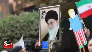 حماسه ی مردم ولایتمدار شهرستان ورامین در یوم اللّه سیزدهم آبان ماه