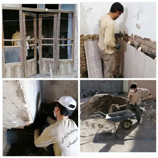 تعمیر باسازی خانه محروم در نایین