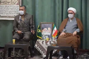 دیدار مسئولان و فرماندهان نظامی و انتظامی شاهرود با امام جمعه این شهر+ تصاویر