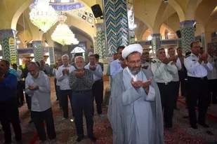 نماز عید قربان در بهاباد اقامه شد