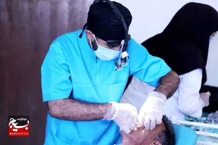 رایحه خوش خدمتِ ۵۰ پزشک جهادگر به بیماران نیازمند در بردسکن + عکس