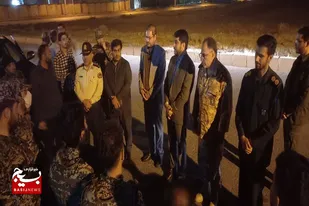 بازدید فرمانده سپاه و شورای تامین شهرستان ملایر از گشت&zwnj;های رضویون