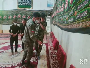 ضدعفونی هندیجان توسط گروه جهادی