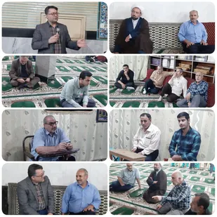 حضور و سخنرانی رئیس بنیاد مسکن پیشوا در جمع مردم محله شهیدان بختیاری