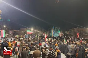 تجمع خودجوش مردم ولایی شهرستان تویسرکان