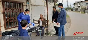واکسیناسیون خانه به خانه در روستاهای عباس آباد