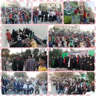 جشن بزرگ غدیر در شهرک خورشیدهشتم و محله قراکرد پیشوا