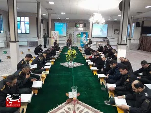 برگزاری محفل انس با قرآن در ستاد انتظامی استان قزوین