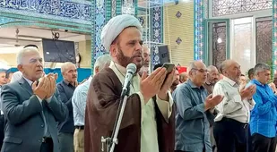 نماز عید قربان درشهر وحیدیه برگزار شد