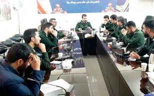 نشست کمیسیون جذب و سازماندهی بسیجیان در ناحیه پیشوا