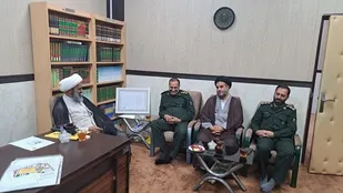 دیدار   مدیران سپاه   شهرستان ملارد با امام جمعه  این شهرستان