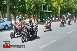 برگزاری رژه موتوری و خودروی به مناسبت سالروز فتح خرمشهر در ملایر