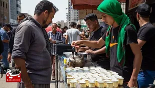 خدمات دهی مواکب به زائران رضوی در مرز&zwnj;های خوزستان