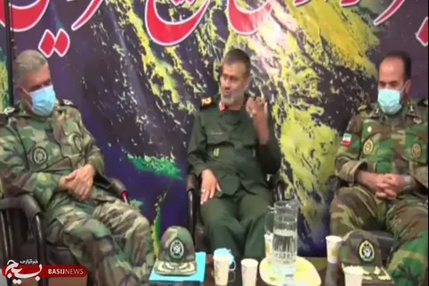 گفتگوی صمیمانه با فرماندهان نظامی ارشد استان قزوین