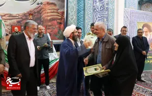 برگزاری مراسم گرامیداشت هفته دفاع مقدس و بزرگداشت مجاهد کبیر شهید سید حسن نصرالله در شهرستان نظرآباد