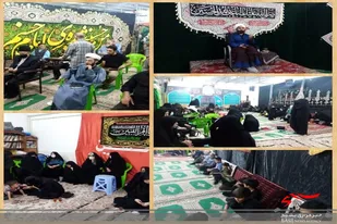 مراسم سوگواری حسینی در پایگاه ها و مسجد سرخه برگزار شد