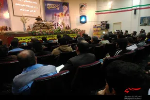مراسم بزرگداشت هفته بسیج و جشن مقاومت در نیروگاه شهید مفتح کبودراهنگ