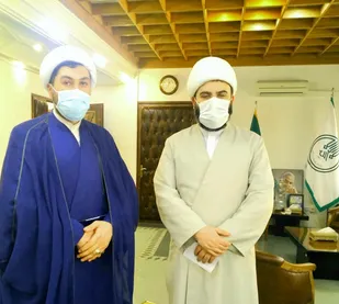 دیدار امام جماعت مسجد داود قلی زنجان و رئیس سازمان تبلیغات اسلامی کشور