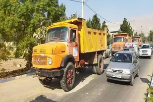 برگزاری رژه ماشینی جهادگران فاطمی در آرادان