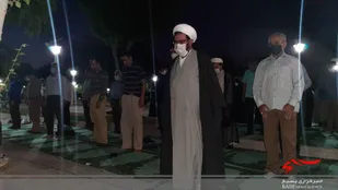 برپایی اولین نمازجماعت در پارک مرکزی سپاهان شهر