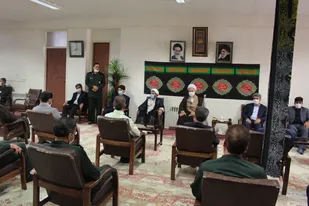 دیدار کارکنان سپاه ناحیه ابهر با امام جمعه این شهرستان