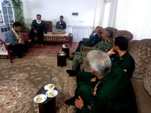 سرکشی و عیادت  ازبسیجیان مصدوم حادثه رانندگی گردان