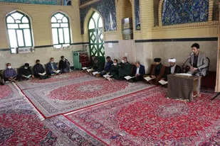 برگزاری محفل انس با قرآن پاسداران سپاه شاهرود در امامزاده محمد روستای دیزج+ تصاویر