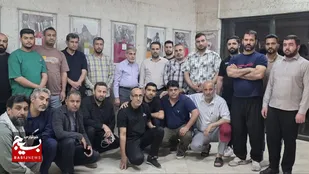 بازدید بسیجیان شهرستان کارون از موزه دفاع مقدس کرمانشاه