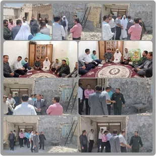 از منازل ایتام و نیازمندان درروستاهای شهرستان بستک بازدیدشد