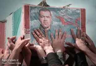 تشییع باشکوه پیکر شهید مدافع امنیت "حسین تقی&zwnj;پور" در اسلامشهر