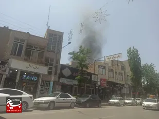 آتش&zwnj;سوزی در سه&zwnj;راه دانش اردبیل بر اثر بی&zwnj;احتیاطی