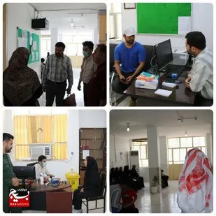 اردوی جهادی پزشکی در شهر چاه مبارک
