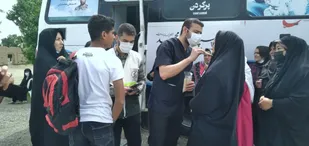 حضور گروه&zwnj;های جهادی پزشکی در روستا&zwnj;های بخش بسطام شاهرود+ تصاویر