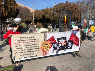تجمع بسیجیان حوزه ولایت به مناسبت گرامیداشت حماسه ۹ دی+ تصاویر