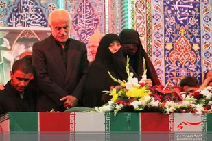 آیین وداع با شهید امنیت؛ حسین اجاقی در تبریز
