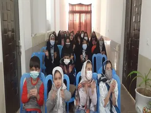 دیدار و تجلیل حلقه نوجوانان پایگاه حضرت مریم (س) از موسسه سرای رحمت شهرستان بافق