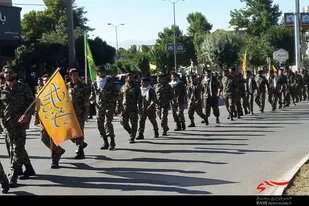 آغاز رزمایش اقتدار عاشورایی ۱۵۰۰ نفر بسیجیان نهاوند