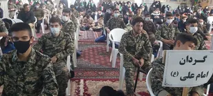 گردهمایی بسیجیان در شهرستان خرمدره برگزار شد+تصاوير