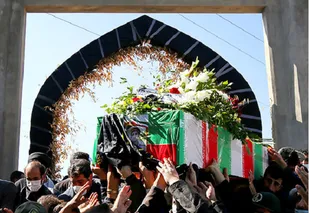 تشییع پیکر شهید مرزبانی در اهر