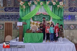 برگزاری جشن میلاد امام سجاد(ع) در پایگاه شهیده سمیه روستای انصارالامام همدان