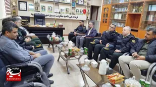 پاسداران امنیت و اقتدار: دیدار فرمانده انتظامی امیدیه با سرهنگ منصوری