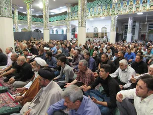 شهرستان شاهرود در عزای شهادت رئیس مذهب شیعه+تصاویر