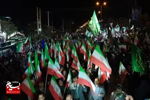 شکوه اقتدار مردم نهاوند در رزمایش اقتدار جان&zwnj;فدایان ایران امام رضایی