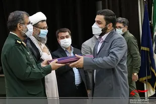 تقدير فرمانده سپاه امام حسن مجتبی(ع)از مسئول سابق معاونت روابط عمومی سپاه استان البرز
