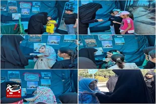 موکب &laquo;خانواده بهشتی در مسیر عاشقی&raquo; در سرخه برپا شد
