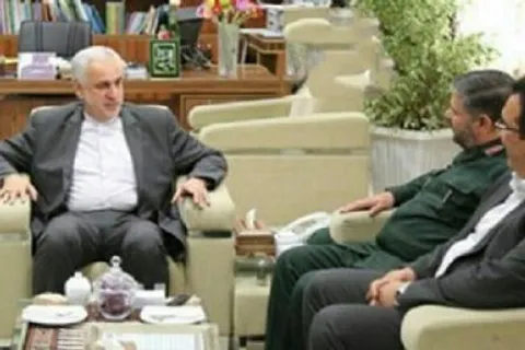 دیدار فرمانده سپاه حضرت جواد الائمه (ع) با استاندار خراسان شمالی
