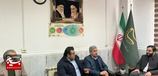 دیدار مدیرکل و معاونین اداره کل تعاون،کار و رفاه اجتماعی استان مازندران بمناسبت گرامیداشت دهه فجر با مسئول سازمان بسیج کارگران و کارخانجات استان مازندران