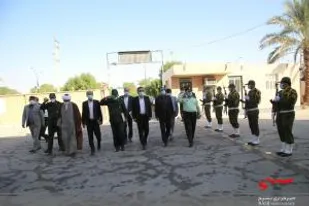 حضوراعضای شورای تأمین درستاد فرماندهی انتظامی تنگستان