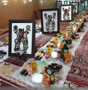 توزیع 20 بسته مواد غذایی با همت بسیجیان مسجد انقلاب بجنورد